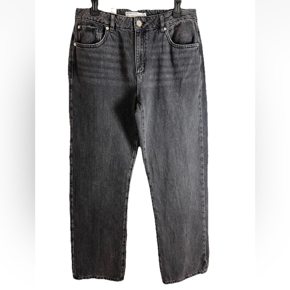 Garage Denim - New Garage Denim Black Slouchy Baggy Jeans Size 32 Distressed